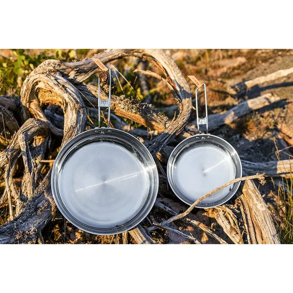 不鏽鋼平底鑊  CampFire Frying Pan S.S. 25cm