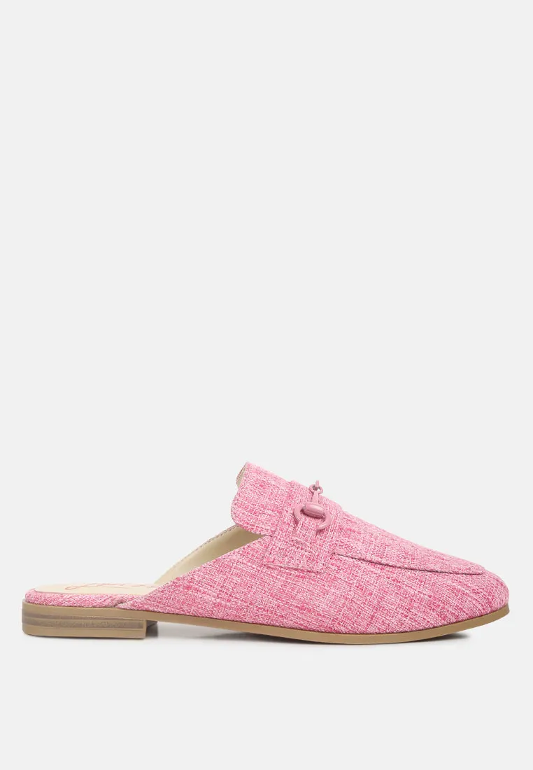 Akua Horsebit Embellished Mules By Ruw