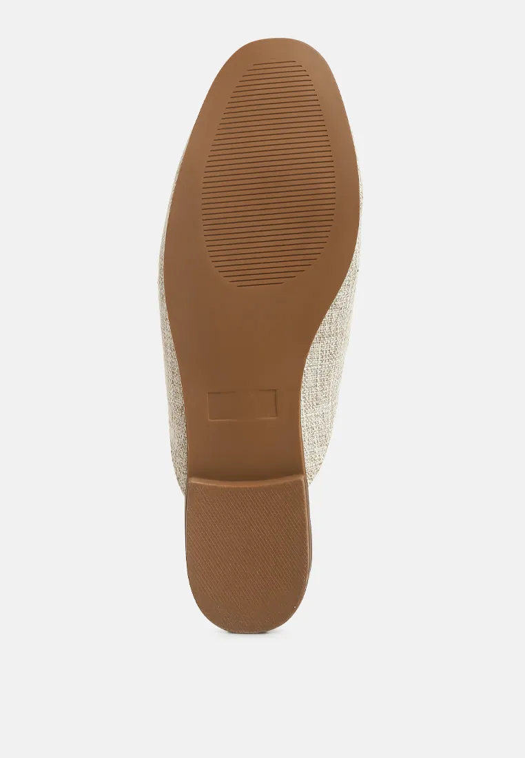 Akua Horsebit Embellished Mules By Ruw
