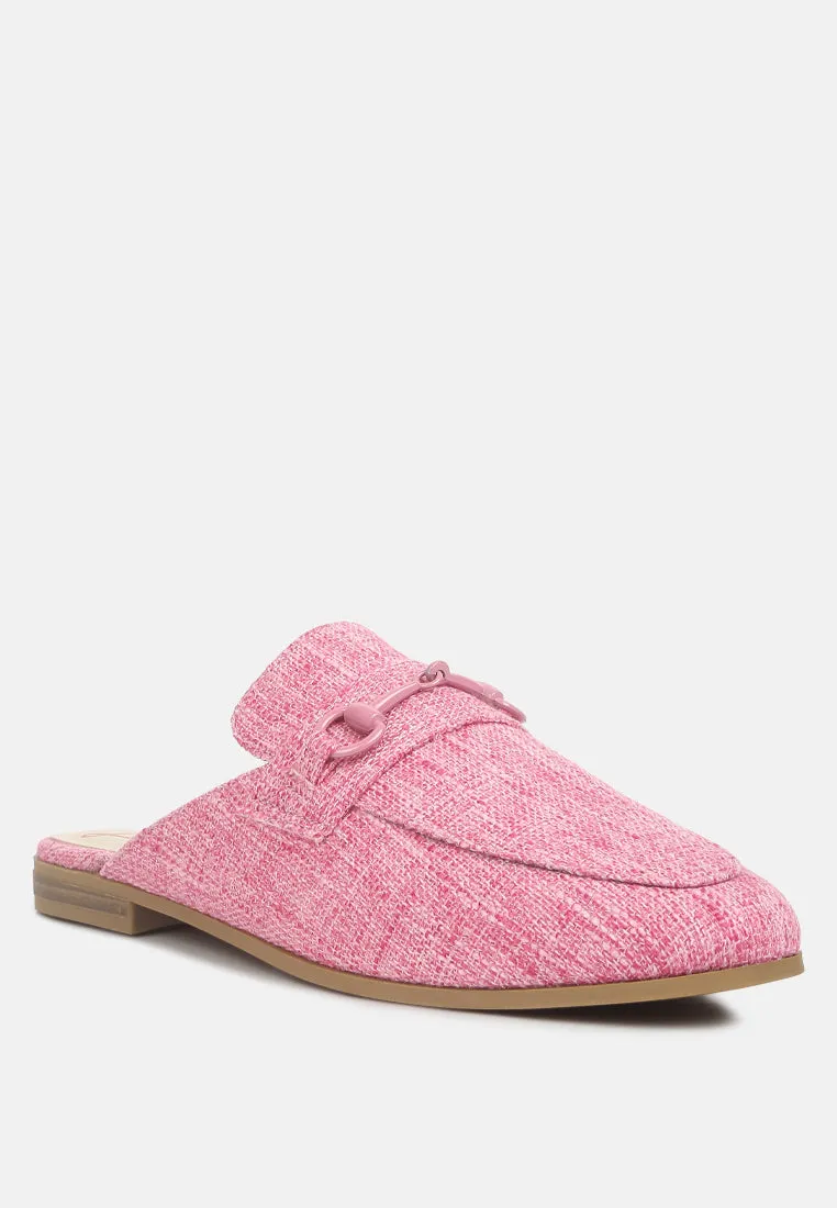 Akua Horsebit Embellished Mules By Ruw