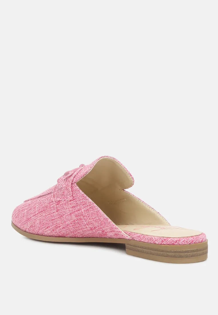Akua Horsebit Embellished Mules By Ruw