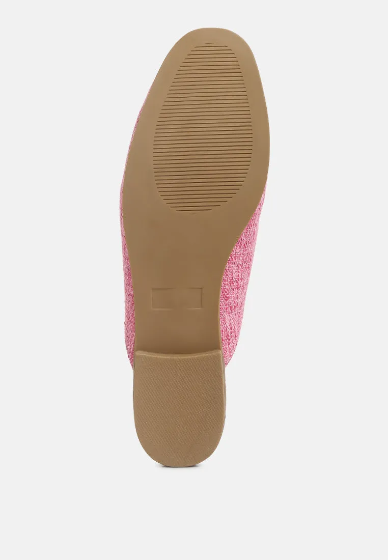 Akua Horsebit Embellished Mules By Ruw