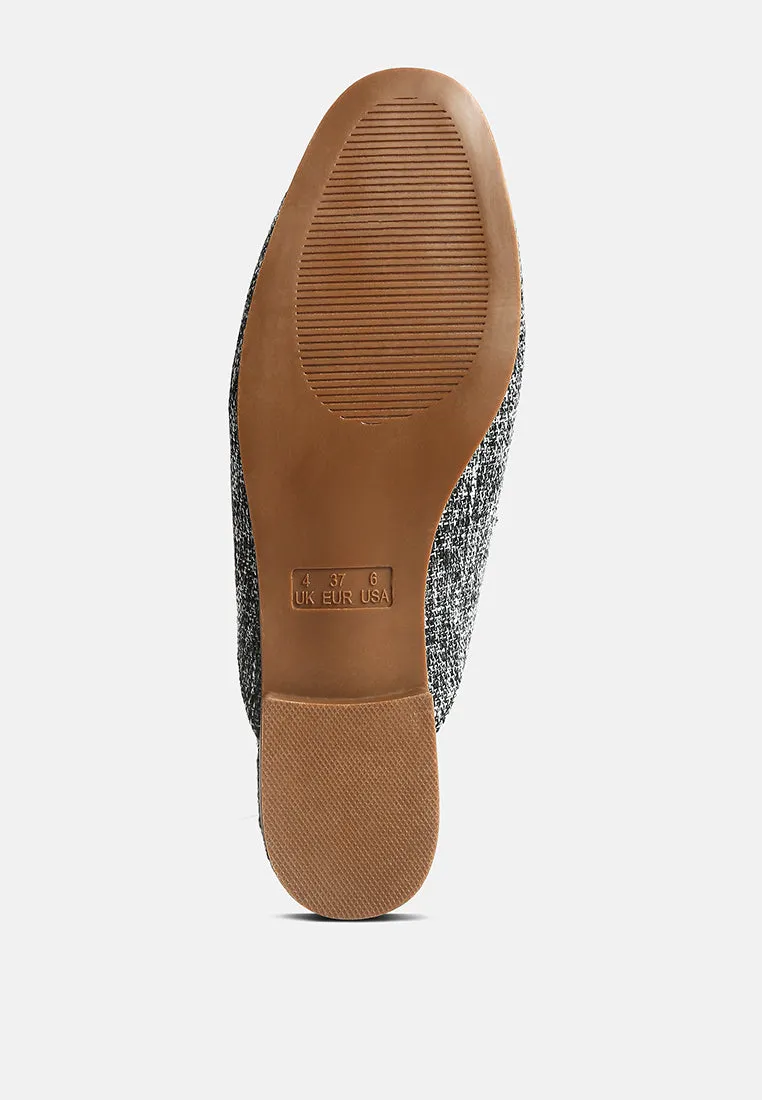 Akua Horsebit Embellished Mules By Ruw