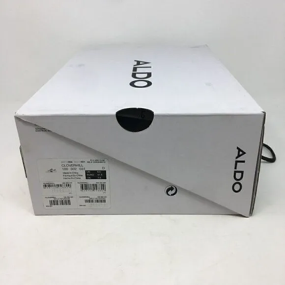 Aldo Men's Sneakers White Blue Size 8.5 Cloverhill Lace up Neoprene Sock Opening