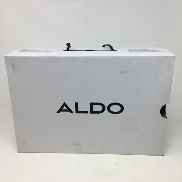 Aldo Men's Sneakers White Blue Size 8.5 Cloverhill Lace up Neoprene Sock Opening