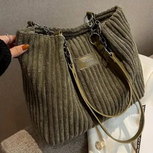 Amy™ – Corduroy Tote Bag