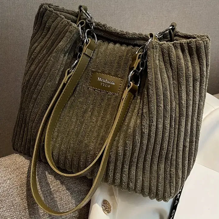 Amy™ – Corduroy Tote Bag