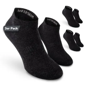 Ankle Socks – Anthracite / 3 Pairs