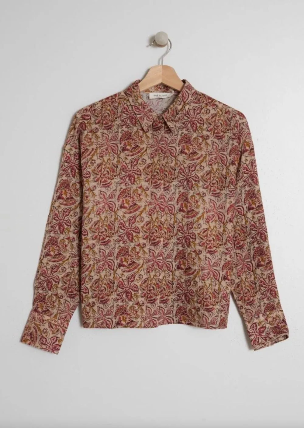 Batik Print Shirt Lychee