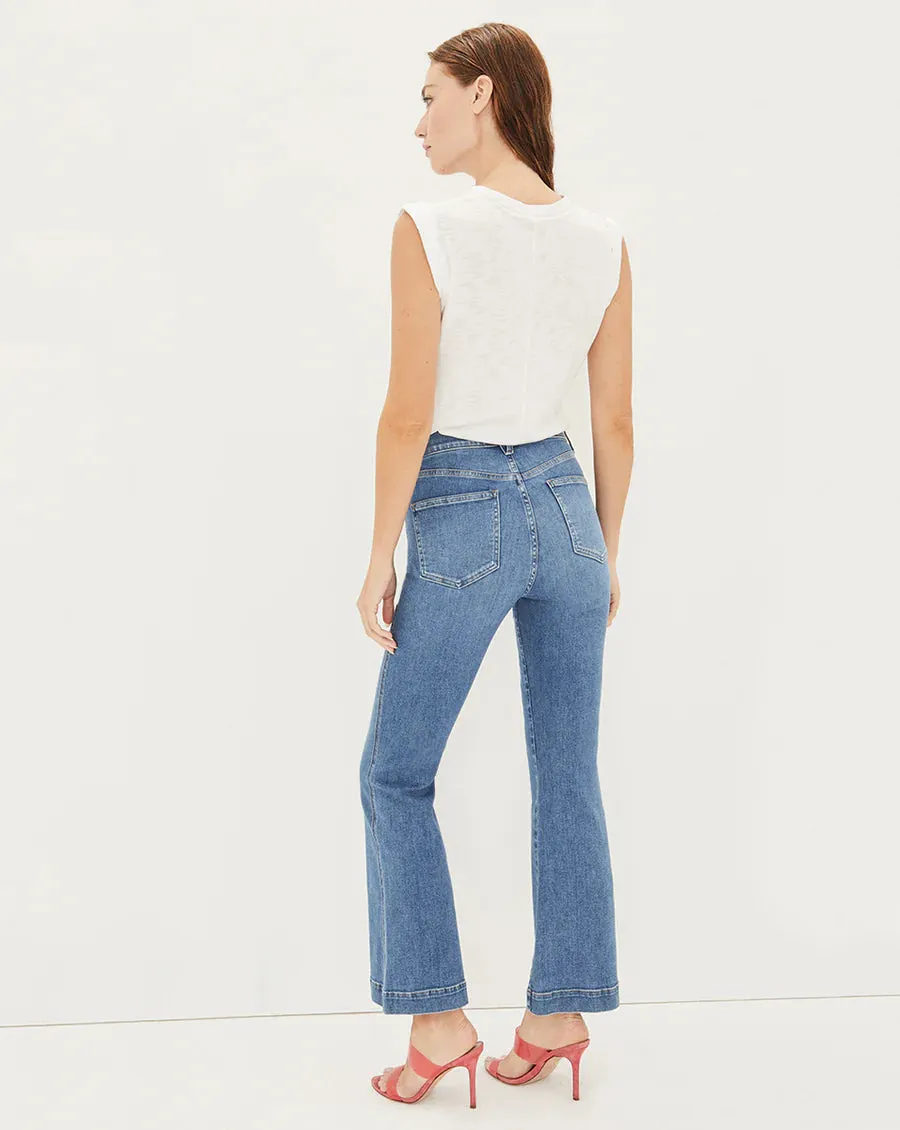 Carson Kick Flare Jean - Tide Down