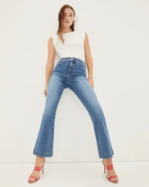 Carson Kick Flare Jean - Tide Down