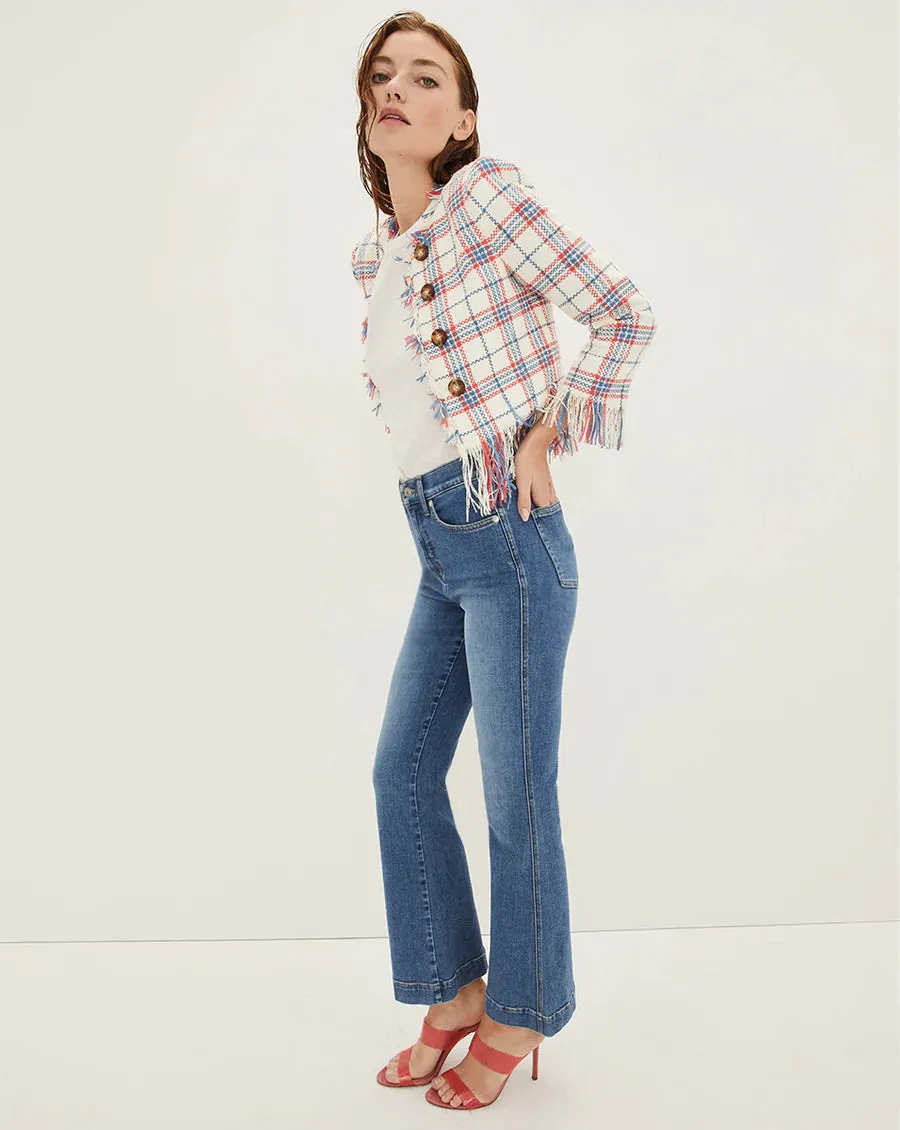 Carson Kick Flare Jean - Tide Down