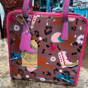 Catchfly Jelly Tote w/ Vintage Hats & Boots.