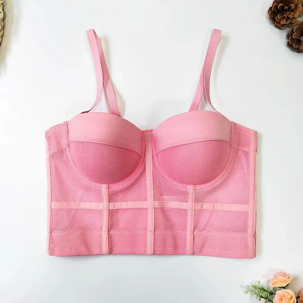 Corset -like cutting top