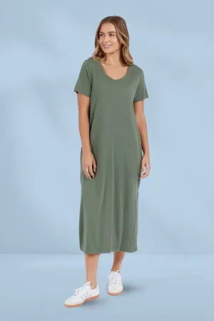 Foxwood Rhythm Dress Khaki