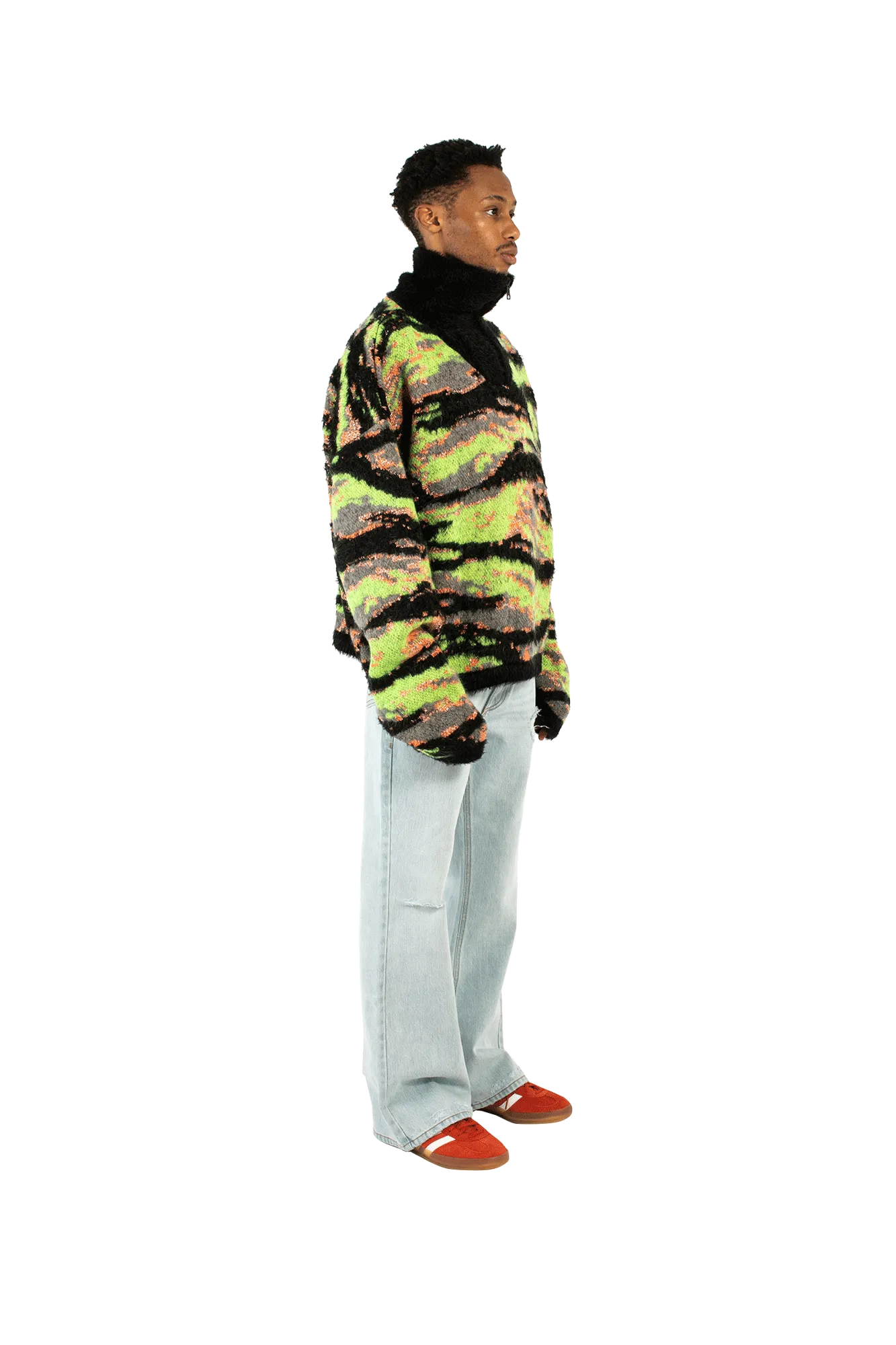 Jacquard Tiger Knitted Swater