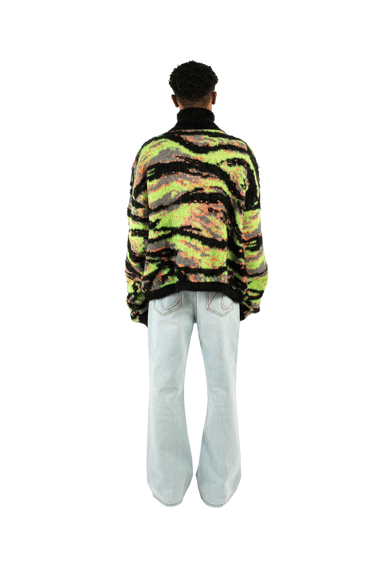 Jacquard Tiger Knitted Swater