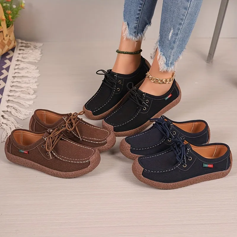 Lightweight & Elegant Women's Loafers: Year-Round Comfort, Versatile Styling with Chic Brogue Detail, Perfect for Any Occasion