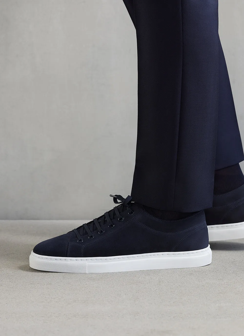 LT 01 Premium Suede Court Blueberry