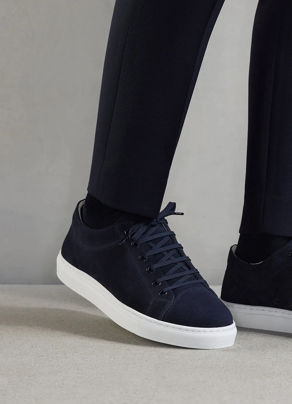 LT 01 Premium Suede Court Blueberry