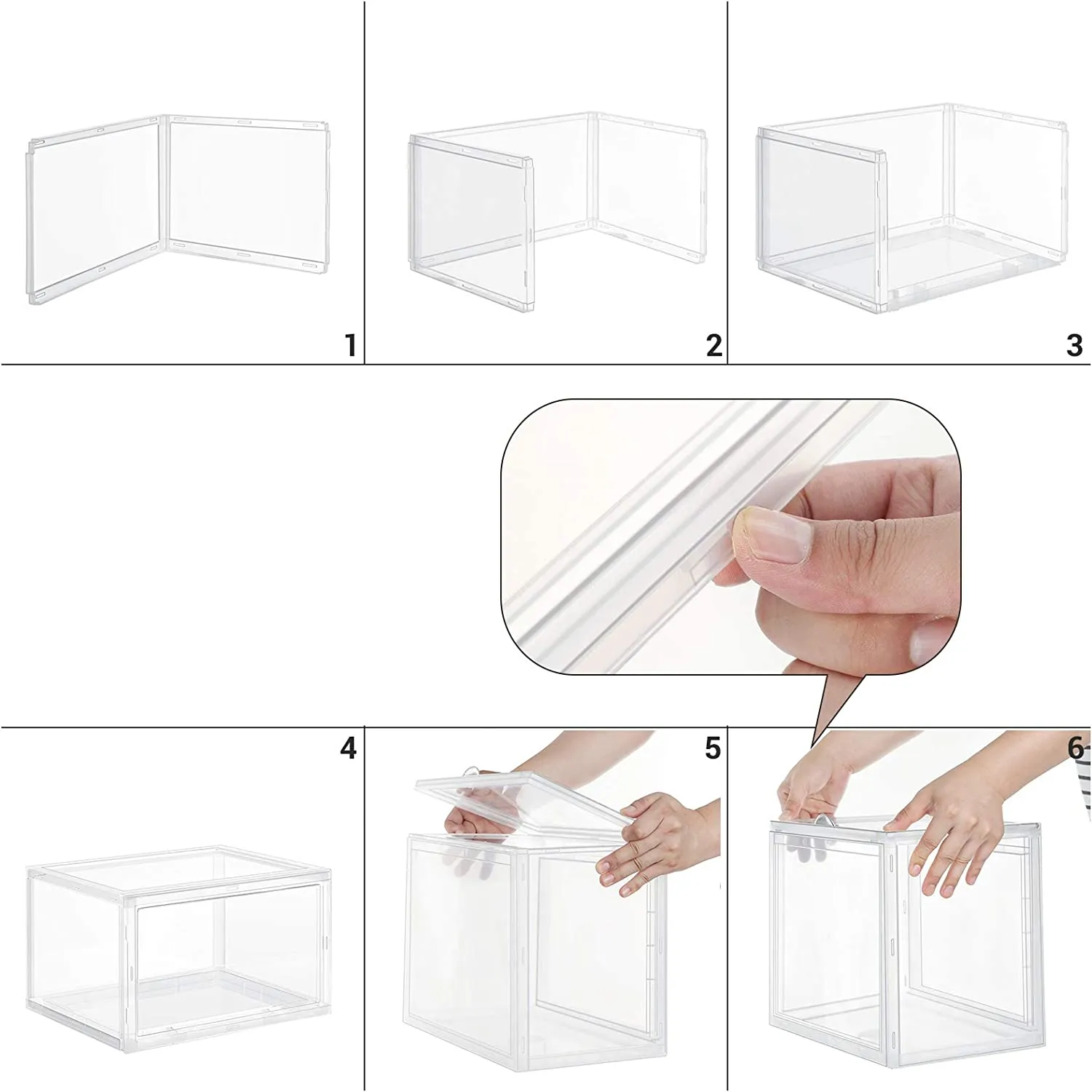 Premium Stackable Shoe Organiser (Set of 6)