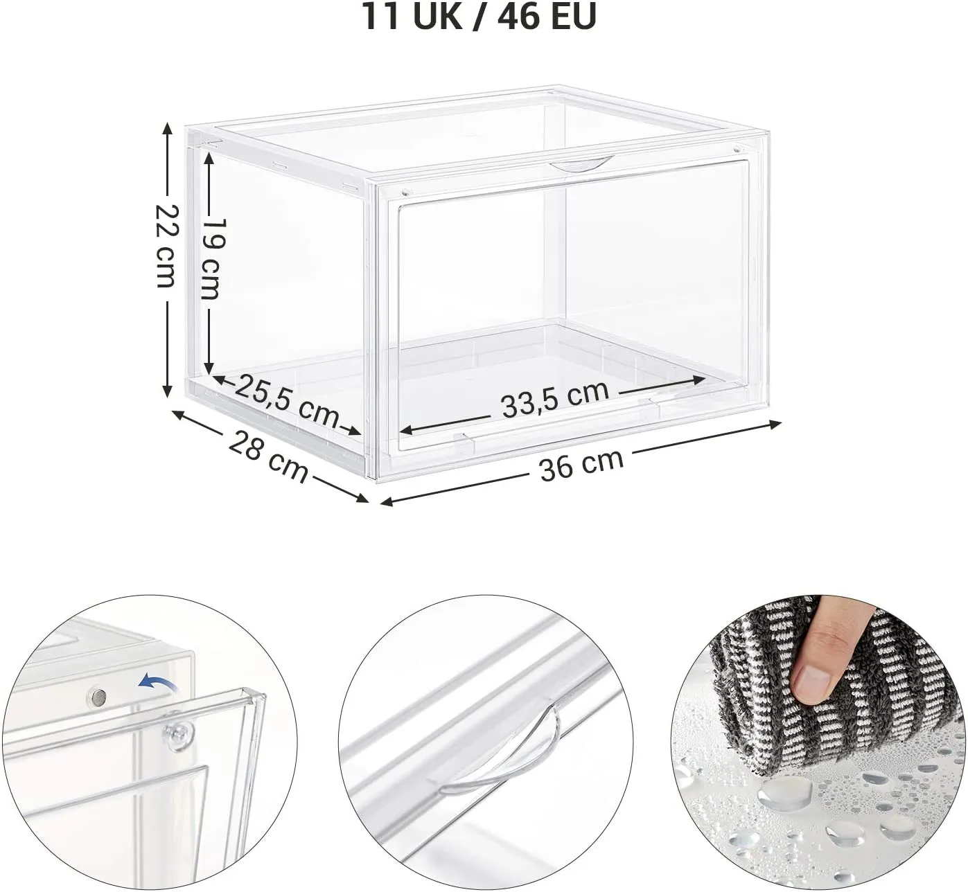 Premium Stackable Shoe Organiser (Set of 6)
