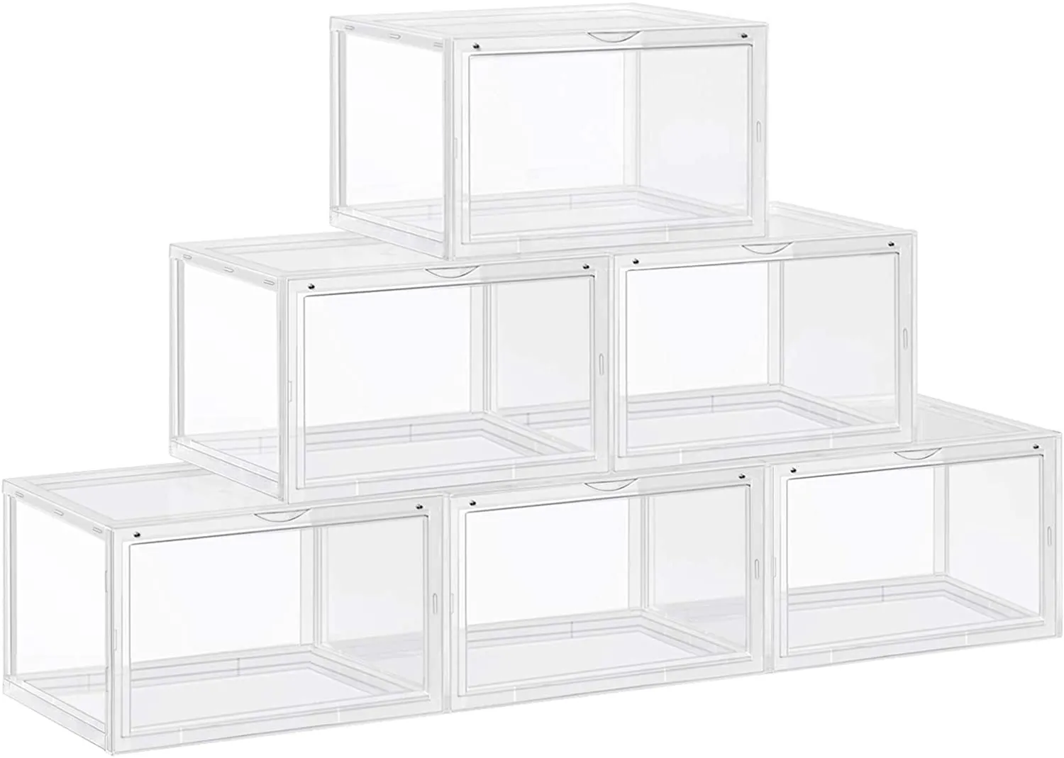 Premium Stackable Shoe Organiser (Set of 6)