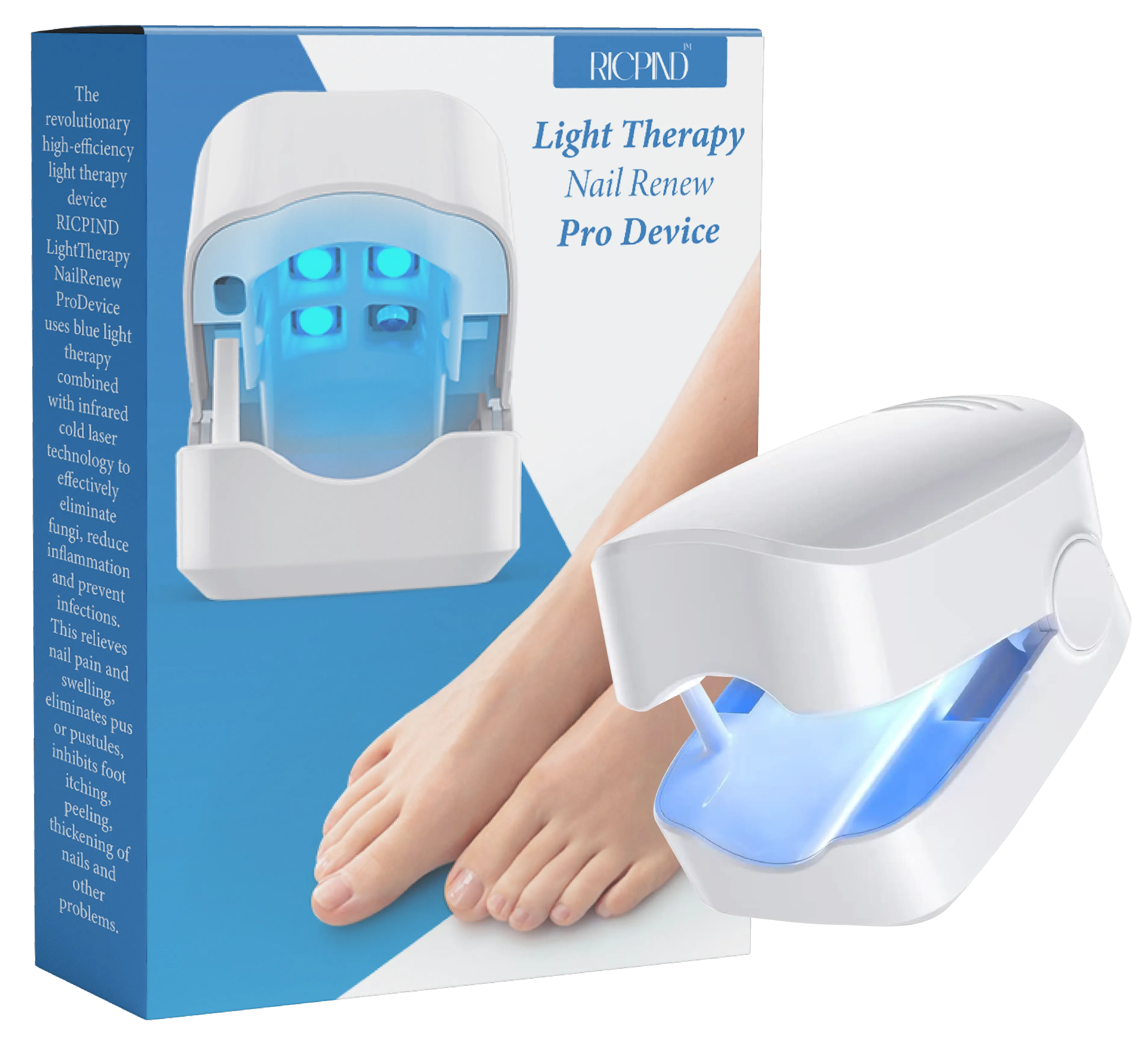 RICPIND LightTherapy NailRenew ProDevice