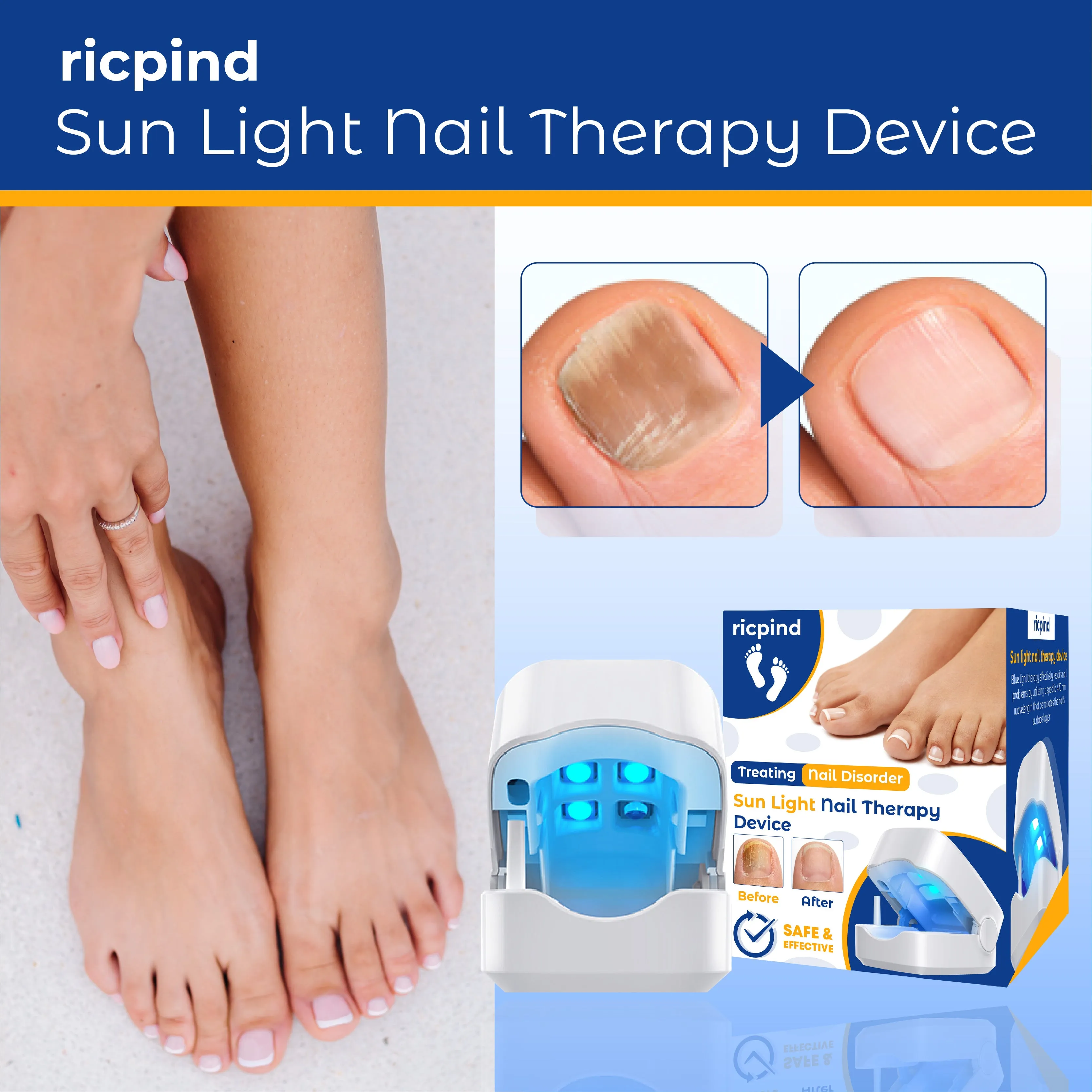 RICPIND Sun Light NailTherapy Device
