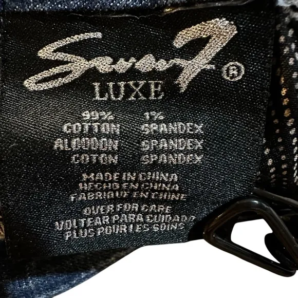 Seven7 Flare Premium distressed Denim Jeans size 14