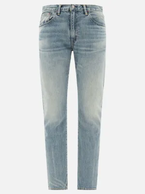 Straight-leg jeans