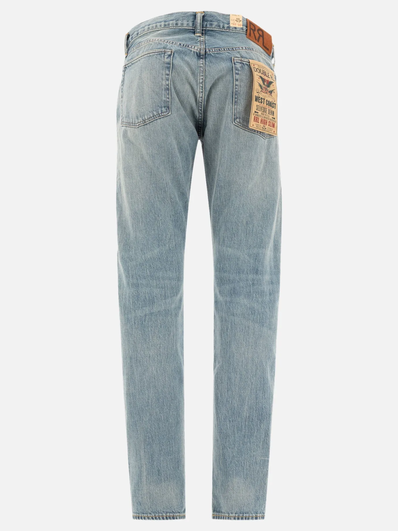 Straight-leg jeans