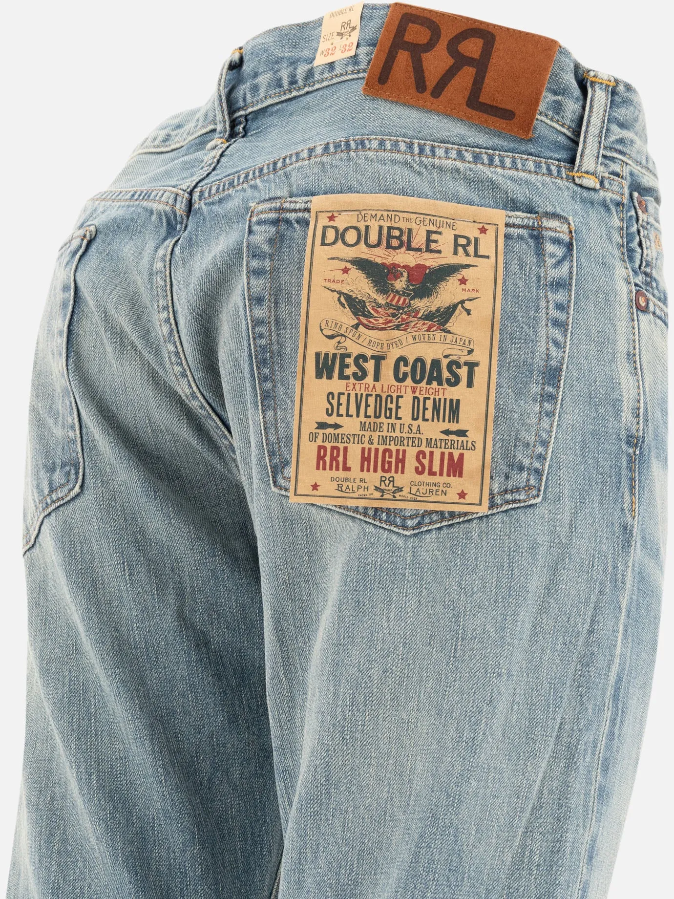 Straight-leg jeans