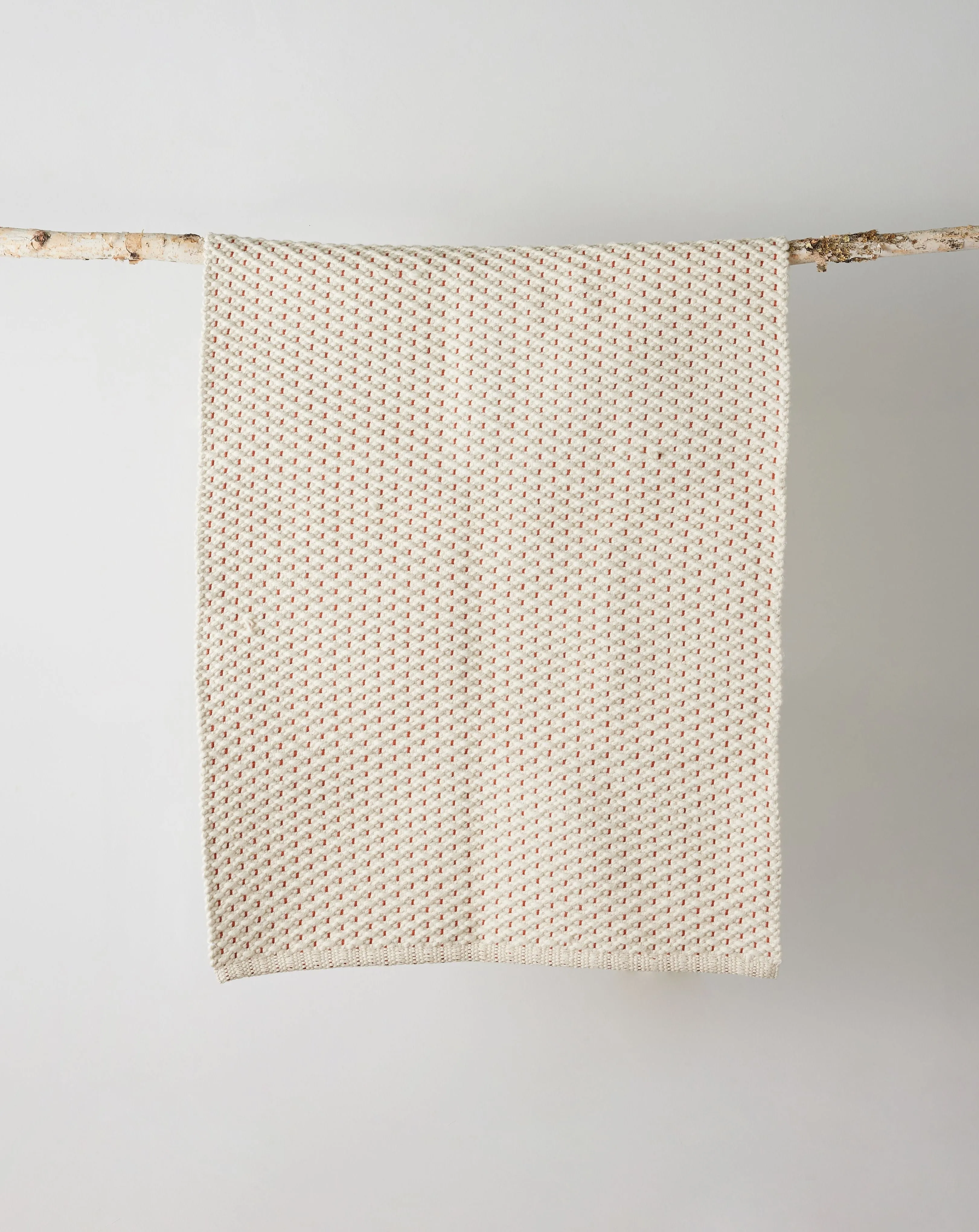 Terracotta Luxe Hand-Loomed Cotton Twill Mat