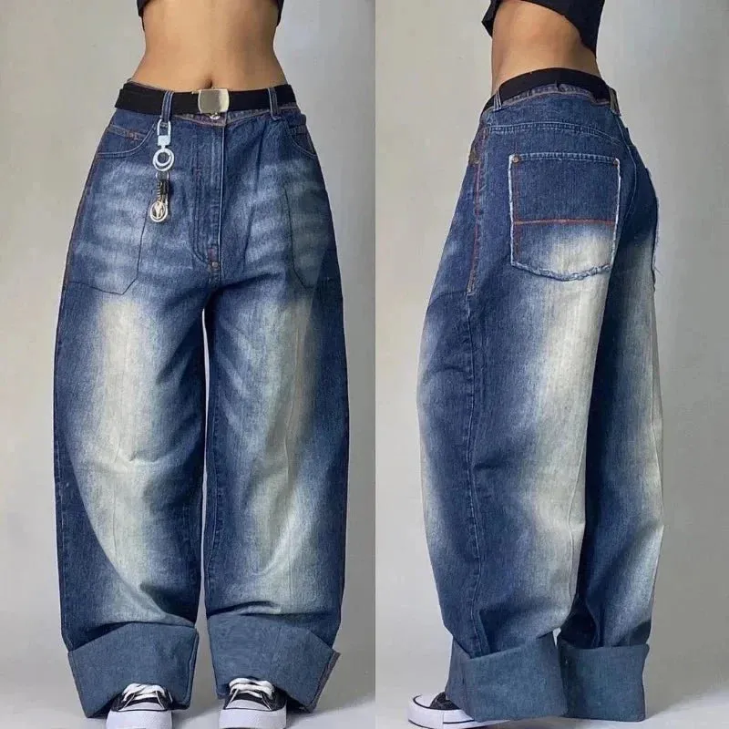 Vintage Washed Baggy Jeans