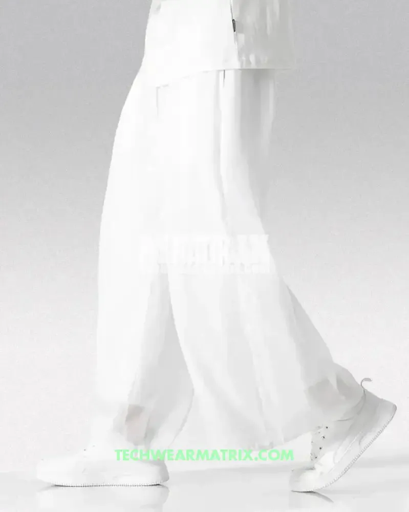 White Hakama Pants for Modern