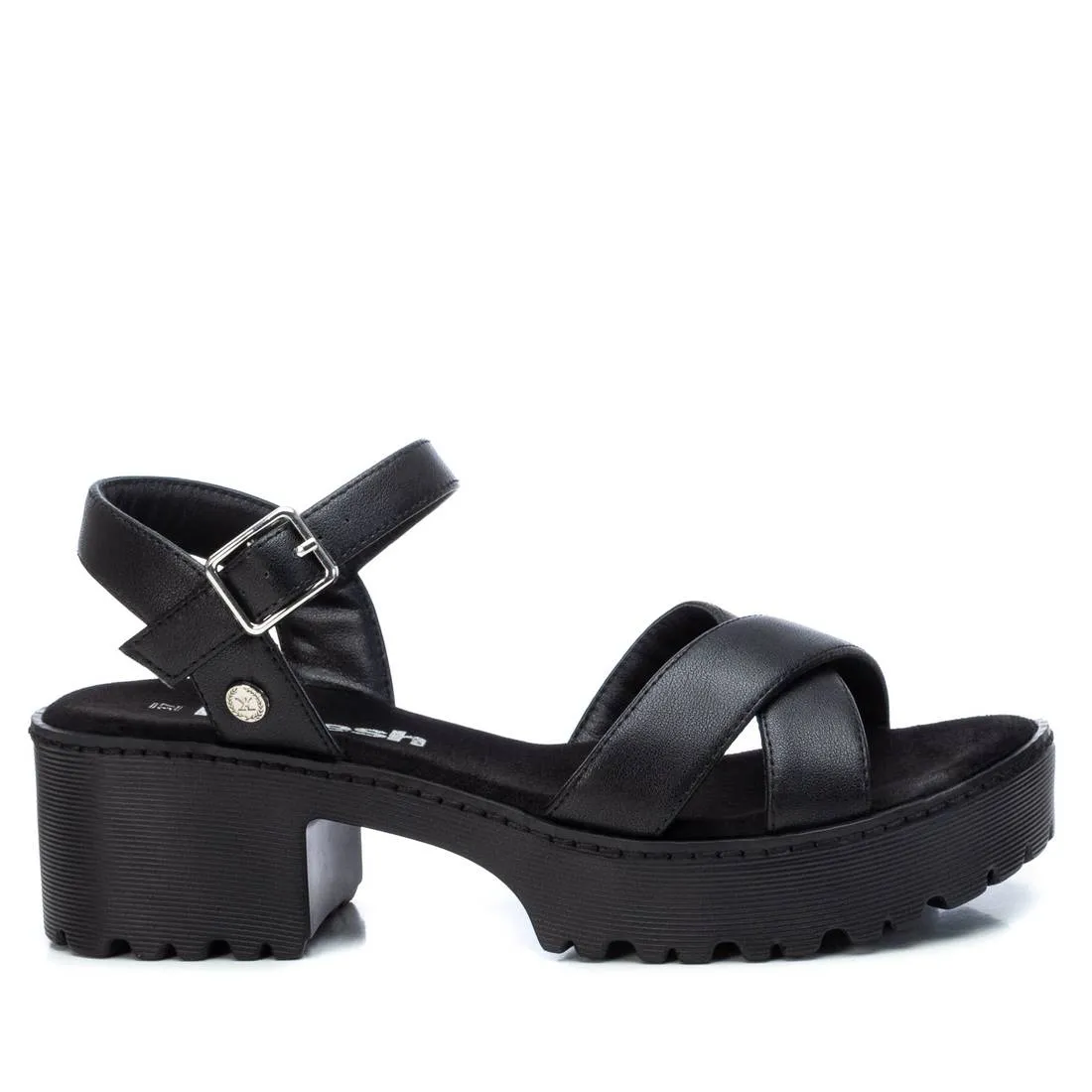 Women's Combat Sandals By XTI 79281 Black